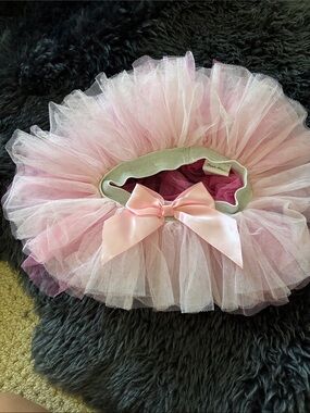 Pink Tulle Ballet Tutu with Satin Bow - Kids Accessories